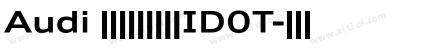 Audi 本文来自标志情报局ID0T字体转换